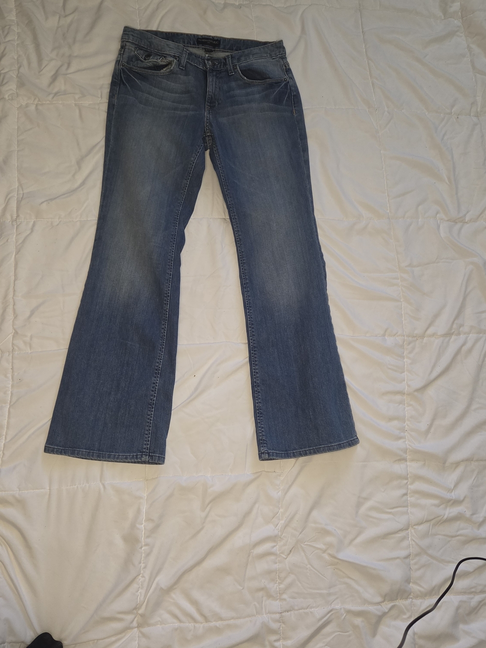 Banana Republic Jeans Size 27 Women's Blue Denim Jeans - Classic Straight Fit - Picture 3 of 9